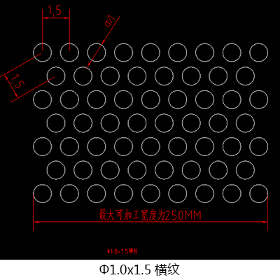 圆孔喇叭网