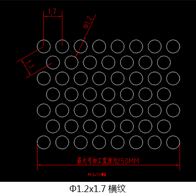 圆孔喇叭网